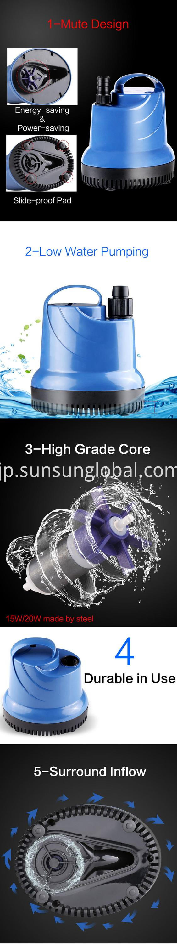 Sunsun2 / 3/4インチ低水位電気遠心水中深井戸フィールドウォーターポンプ